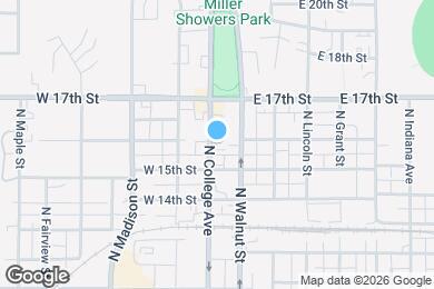 Map image of the property - 1120-1208 N College Ave