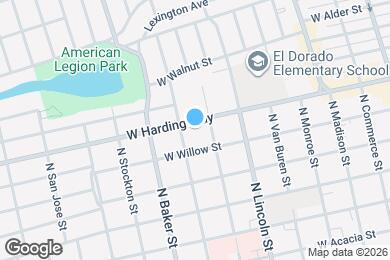 Map image of the property - 630 W Harding Way