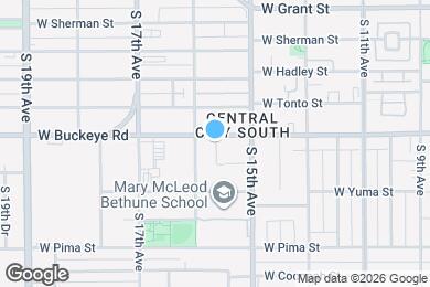 Map image of the property - 1218 S 15th Dr