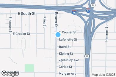 Map image of the property - 833 Brown St