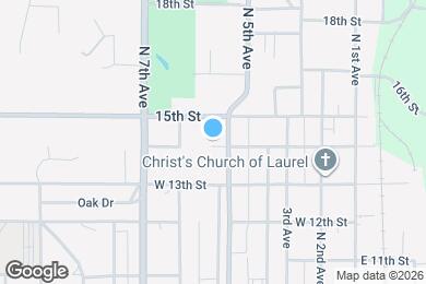 Map image of the property - 515 W 14th St