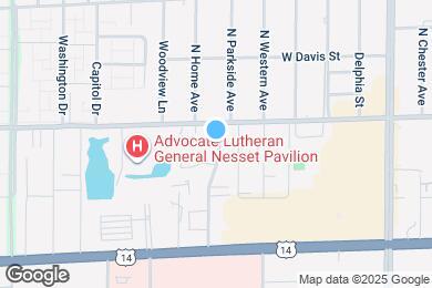 Map image of the property - 2054 Parkside Dr