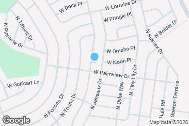 Map image of the property - 8267 N Santos Dr