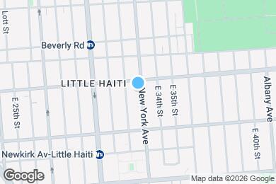 Map image of the property - 1234 New York Ave
