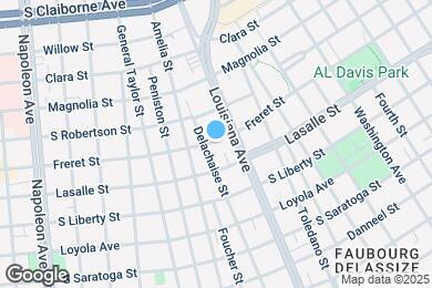Map image of the property - 3426 Freret St