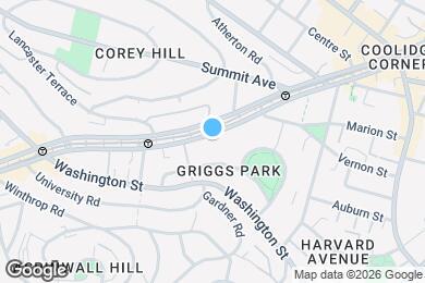 Map image of the property - 1485 Beacon St