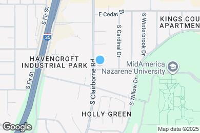 Map image of the property - 1604 E Drury Ln