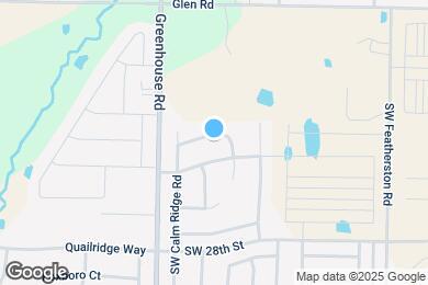 Map image of the property - 3501 SW Windy Way Ave