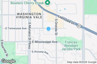 Map image of the property - 6800 E Tennessee Ave