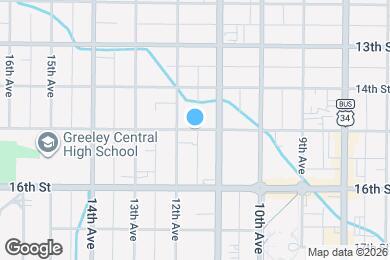Map image of the property - 1705 Fairacres Drive