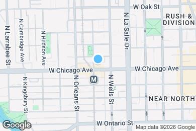 Map image of the property - 226 W Chicago Ave
