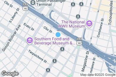 Map image of the property - 1210 Carondelet St