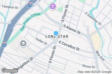 Map image of the property - Brazos Lofts (RESIDENTIAL)
