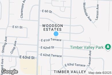 Map image of the property - 11812 E 61st Terrace