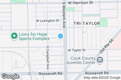 Map image of the property - 2415 W Arthington St