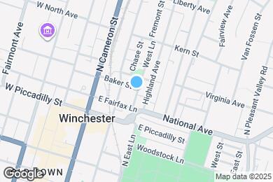 Map image of the property - 223 Baker St