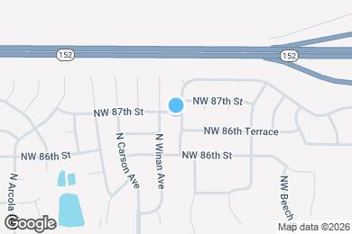 Map image of the property - 8620 N Crawford Ave