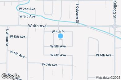 Map image of the property - 420 S Penn Pl