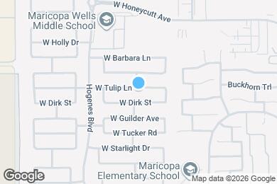 Map image of the property - 45611 W Tulip Ln