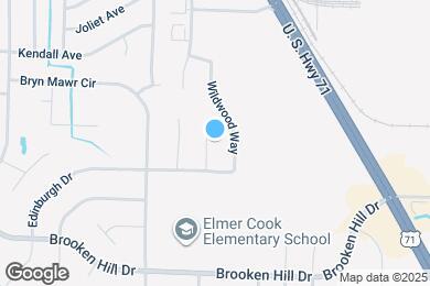 Map image of the property - 9007 Hawthorne Ln