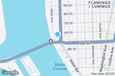 Map image of the property - 501 West Ave