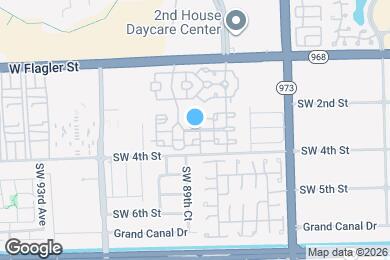 Map image of the property - 8858 W Flagler St