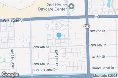 Map image of the property - 8980 W Flagler St