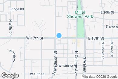Map image of the property - 315 W 17th St