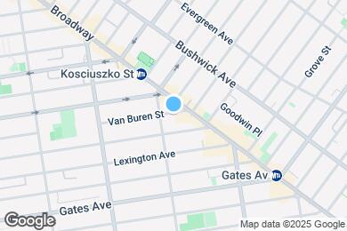 Map image of the property - 546 Van Buren St