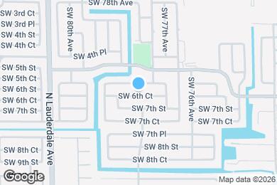 Map image of the property - 7801 SW 6th Ct