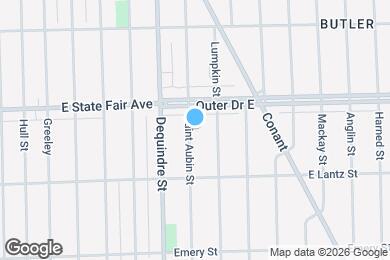 Map image of the property - 19704 Saint Aubin St