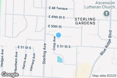 Map image of the property - 11217 E 50th Terrace