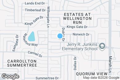 Map image of the property - 2725 Running Duke Dr