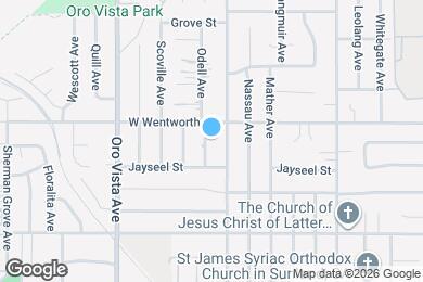 Map image of the property - 10844 Odell Ave