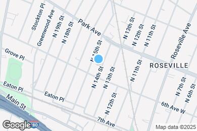 Map image of the property - 127 N 14th St