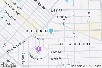 Map image of the property - 517 E Broadway
