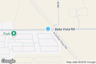 Map image of the property - 3490 E Silversmith Trail