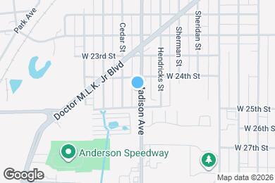Map image of the property - 2423 S Madison Ave