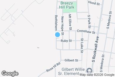 Map image of the property - 609 Bethlehem St