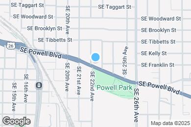 Map image of the property - 2215 SE Powell Blvd