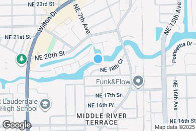 Map image of the property - 833 NE 18th Ct