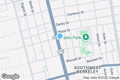 Map image of the property - 2747 San Pablo Ave