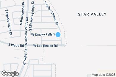 Map image of the property - 6386 W Willow Falls Way