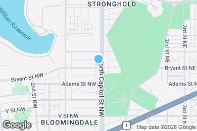 Map image of the property - 2400 N Capitol St NW