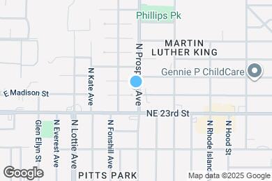 Map image of the property - 2421 N Prospect Ave