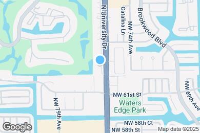 Map image of the property - 6301 N University Dr