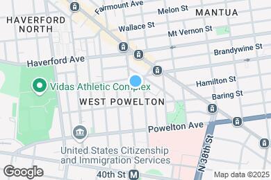 Map image of the property - 423 N 40th St