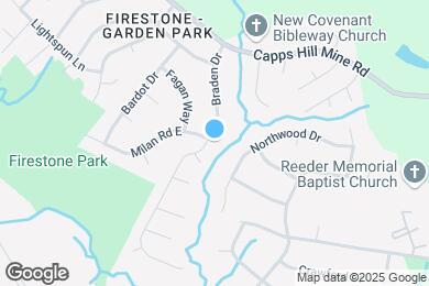 Map image of the property - 3600 Braden Dr