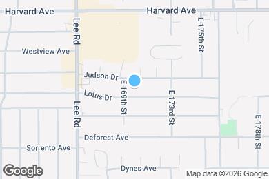 Map image of the property - 16913 Lotus Dr