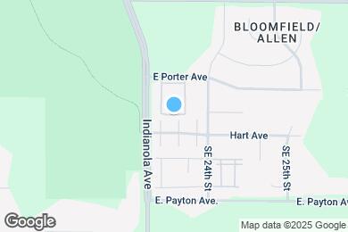 Map image of the property - 2323 E Porter Ave
